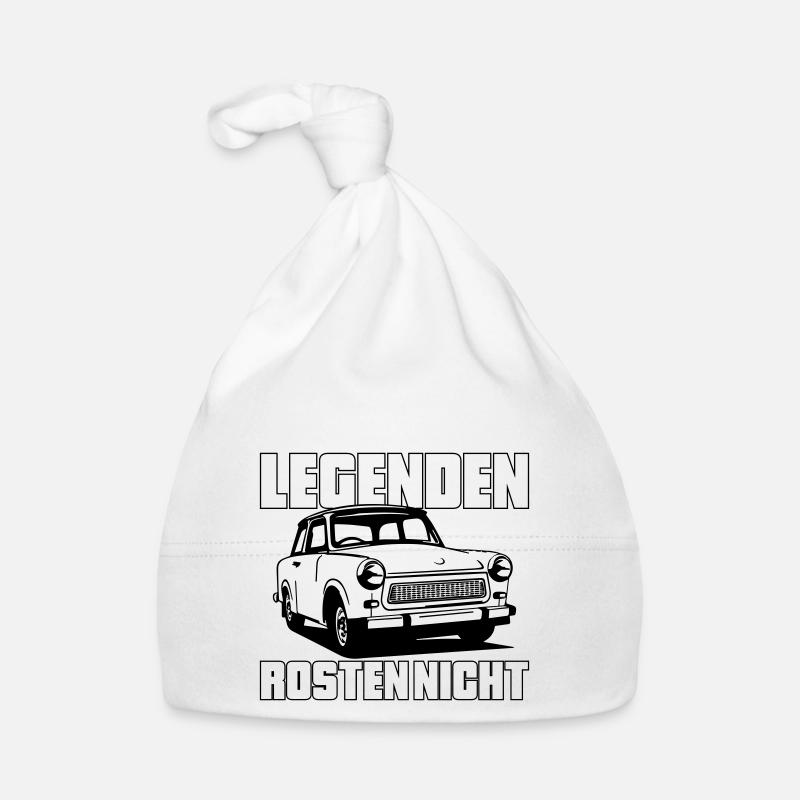 Farbe änderbar | Trabi Trabbi Trabant Pappe DDR Baby Bio-Mütze