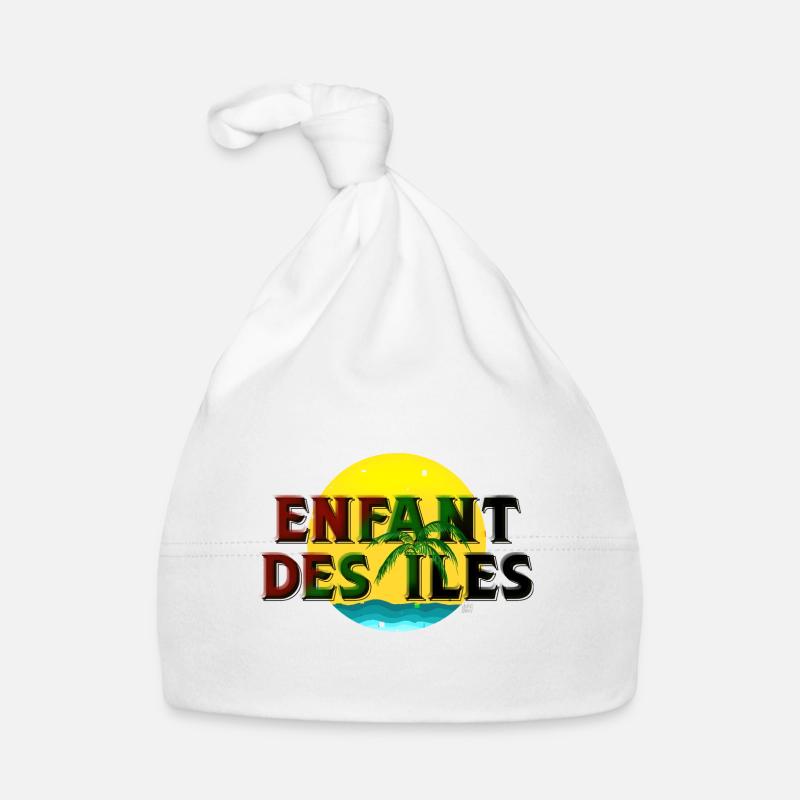 Enfant des îles - Bonnet bio Bébé - blanc