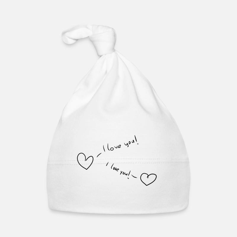 herzen herz Baby Bio-Mütze