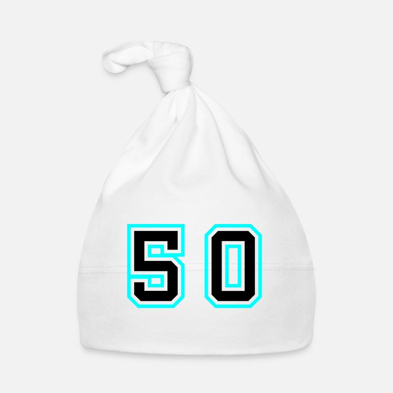 50 Zahl symbol Baby Bio-Mütze