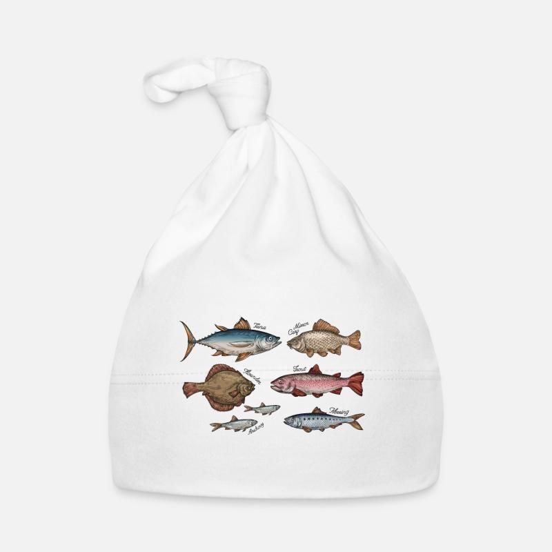 Meerestiere Baby Bio-Mütze