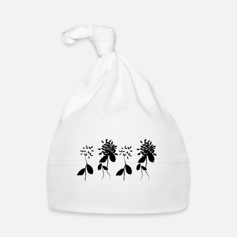 blumen vier natur pflanzen Baby Bio-Mütze