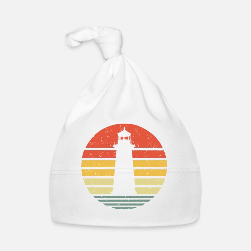 Phare Vintage Retro Bonnet bio Bébé