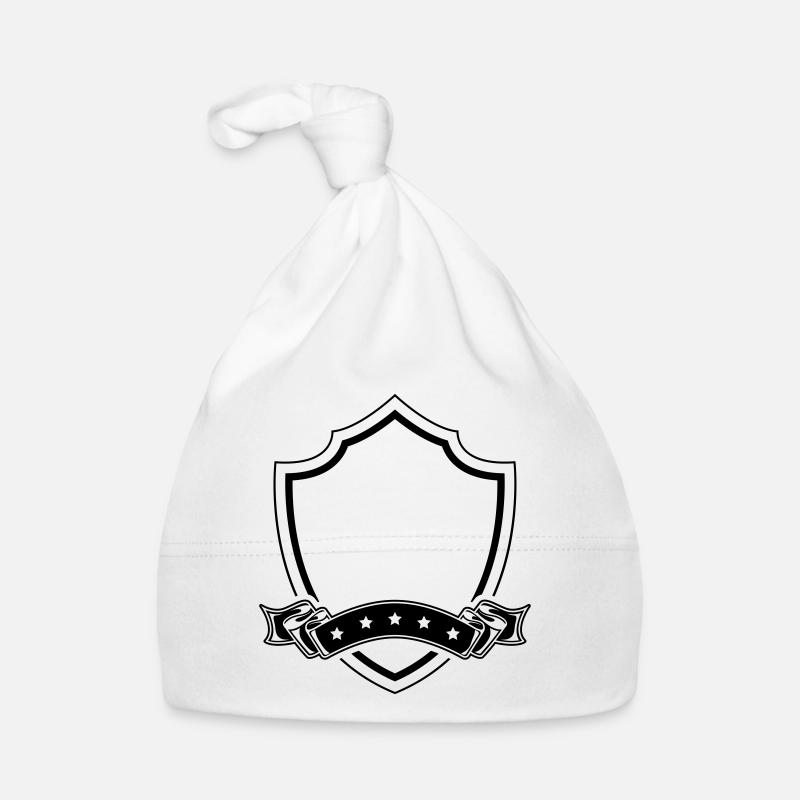 Symbole de bouclier Bonnet bio Bébé