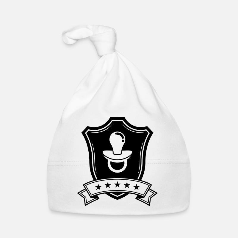 Bouclier d’icône de tétine Bonnet bio Bébé