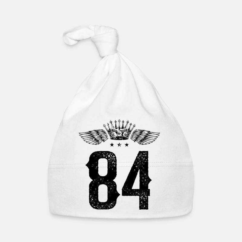 84 Number crown Organic Baby Cap