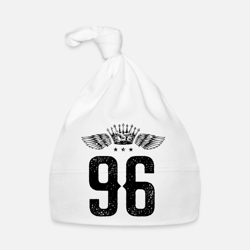 96 Number crown Organic Baby Cap