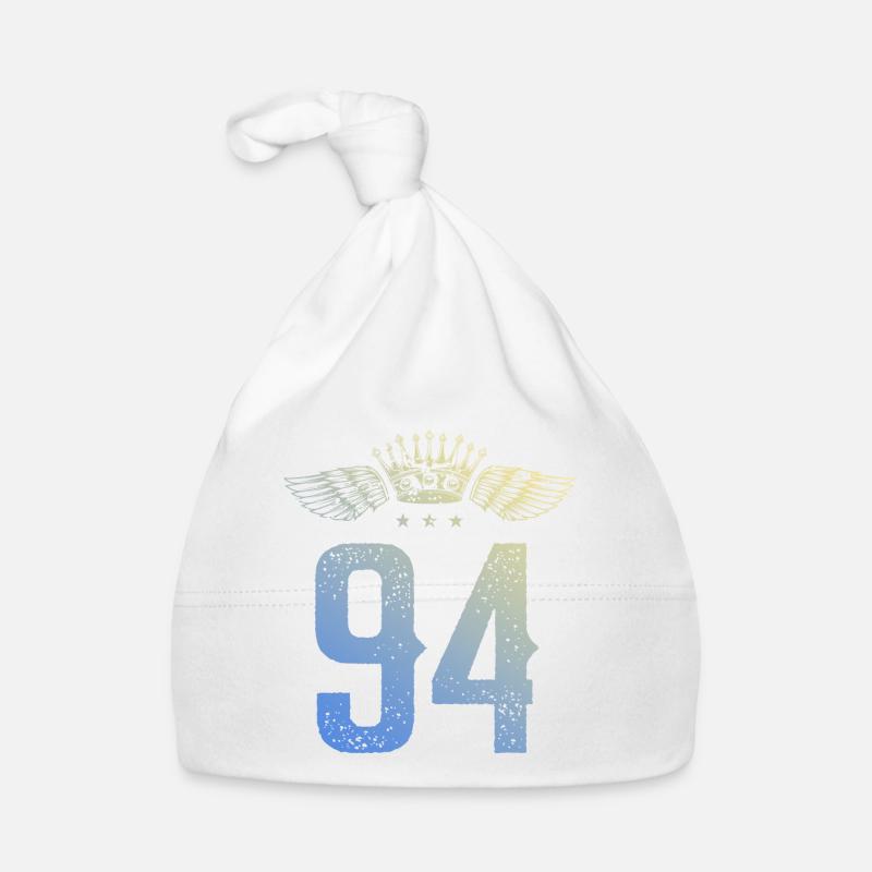 94 Number crown Organic Baby Cap