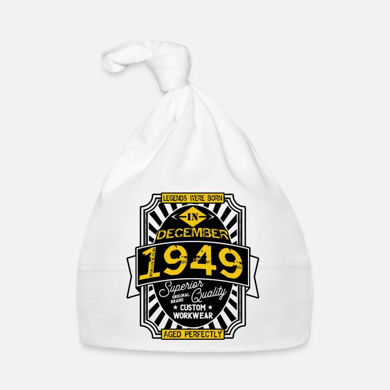 1949 DECEMBER Organic Baby Cap