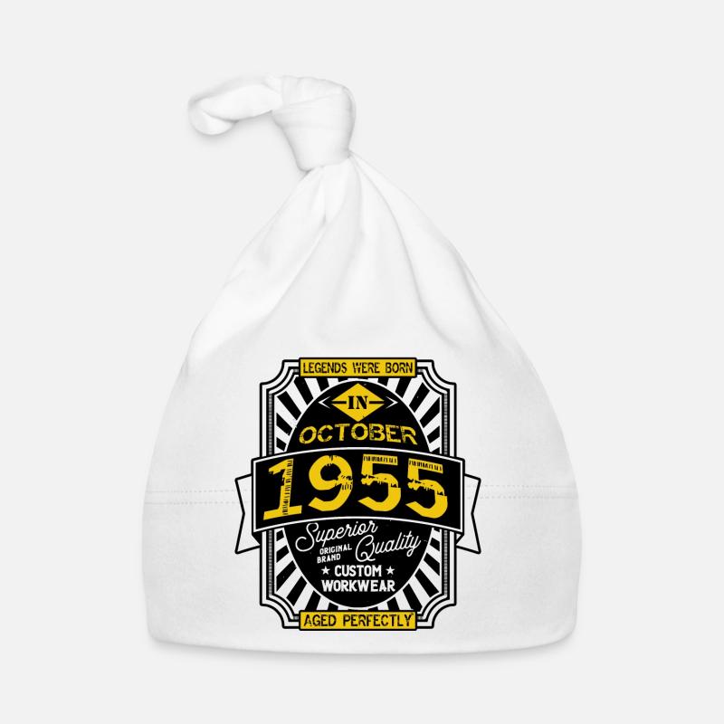 1955 OKTOBER Baby Bio-Mütze