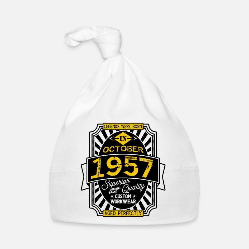 1957 OCTOBER Organic Baby Cap