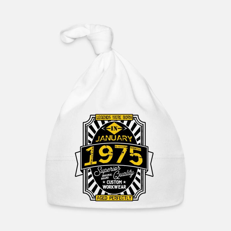 1975 JANUARY Bonnet bio Bébé
