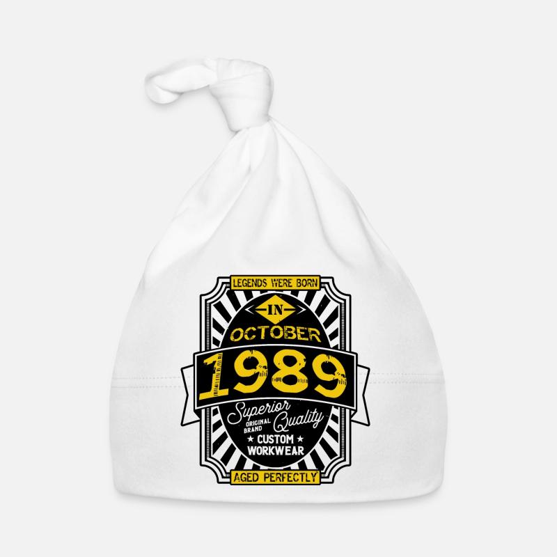 1989 OCTOBER Organic Baby Cap