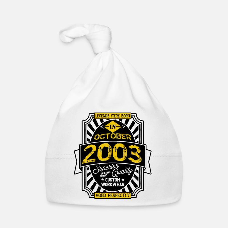 2003 OKTOBER Baby Bio-Mütze