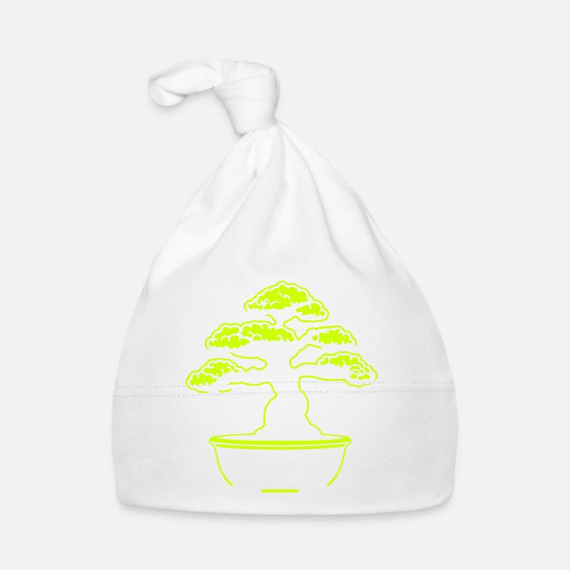 Bonsai Baum Symbol Baby Bio-Mütze