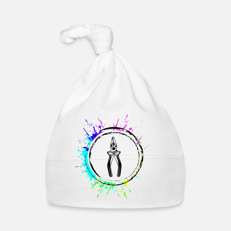 Pliers Symbol Tool Organic Baby Cap