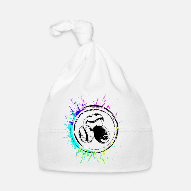 Coffee Bean Icon Coffee Organic Baby Cap