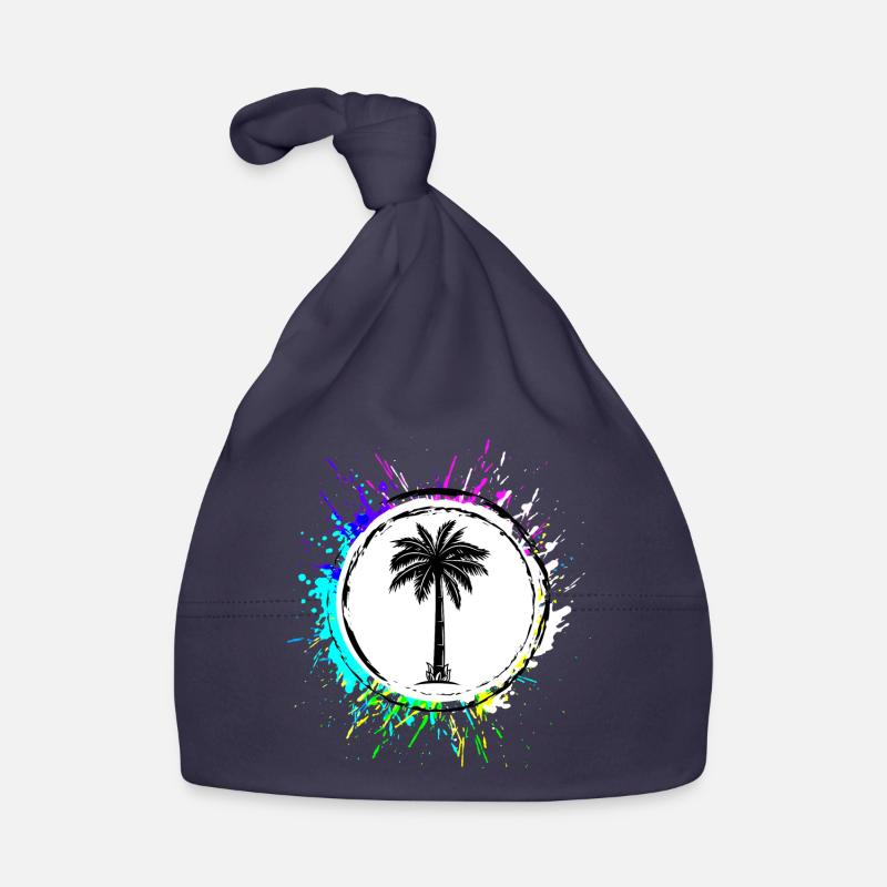 Symbole de palmier Bonnet bio Bébé