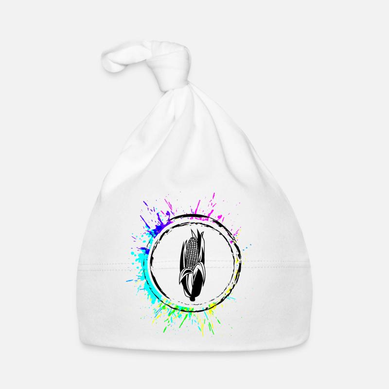 Symbole du maïs Bonnet bio Bébé