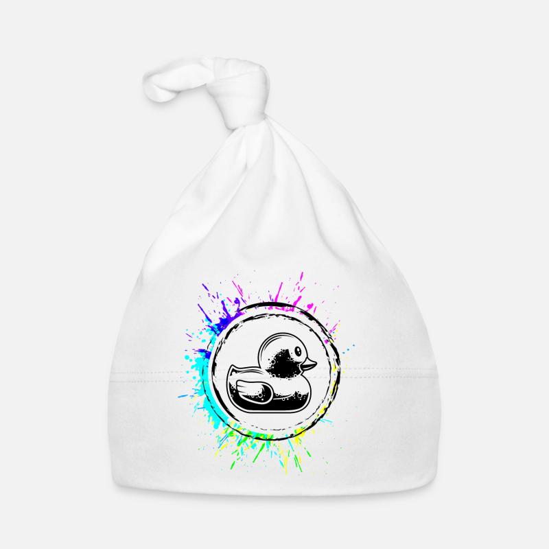 Icône De Canard Coloré Bonnet bio Bébé