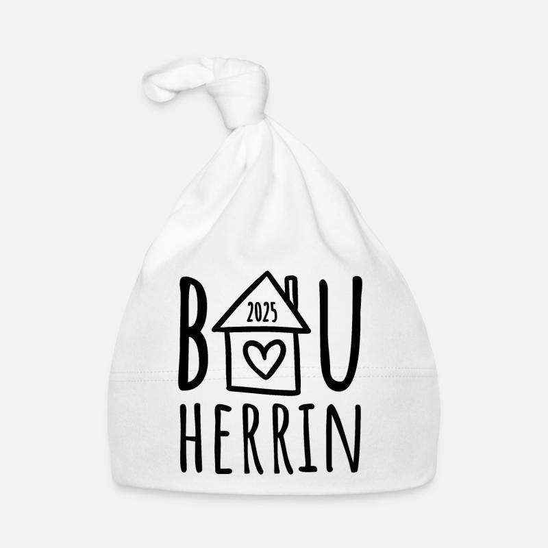 Bauherrin 2025 Baby Bio-Mütze