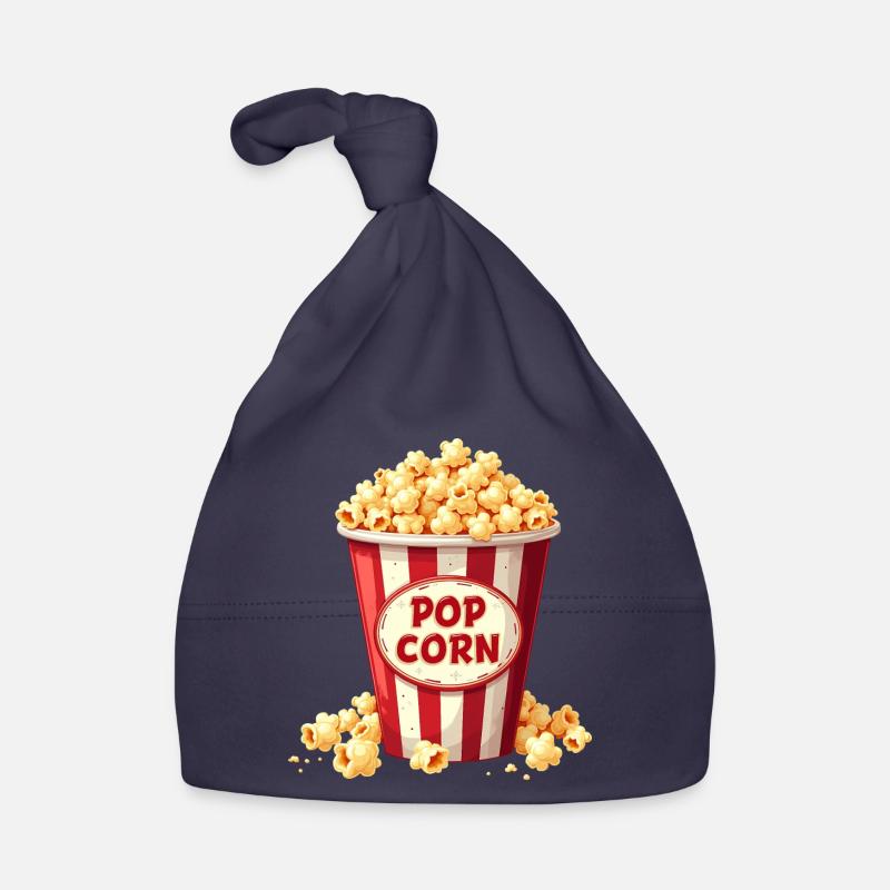 Popcorn Kostüm Fasching Karneval Baby Bio-Mütze