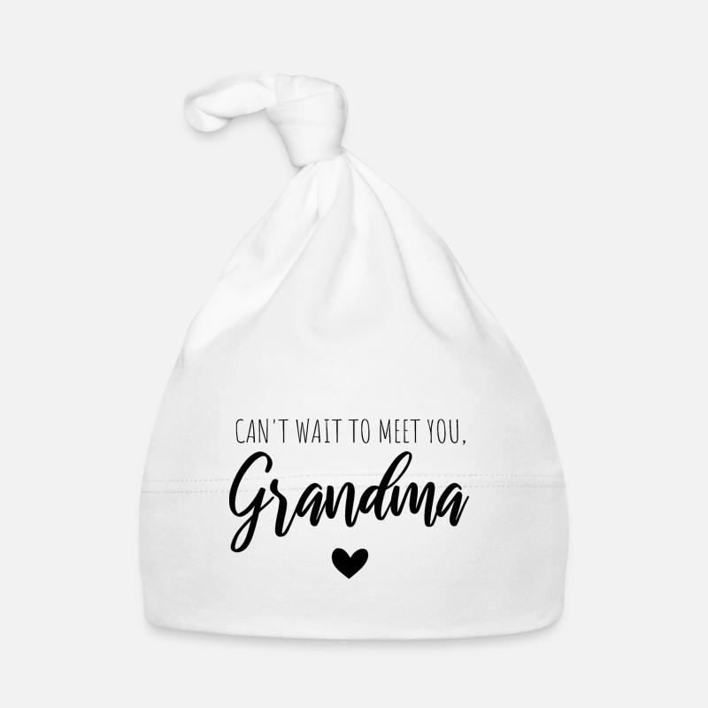 J'ai hâte de te rencontrer, grand-mère Bonnet bio Bébé
