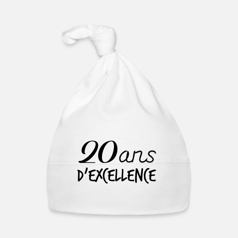 Anniversaire 20 ans d’excellence Bonnet bio Bébé