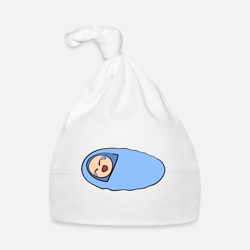 symbole de bébé triste enfant pleurant Bonnet bio Bébé