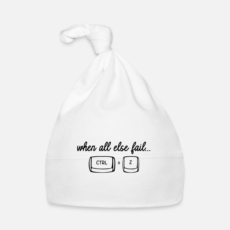 When all else fail CTRL Z (Undo) Baby Bio-Mütze