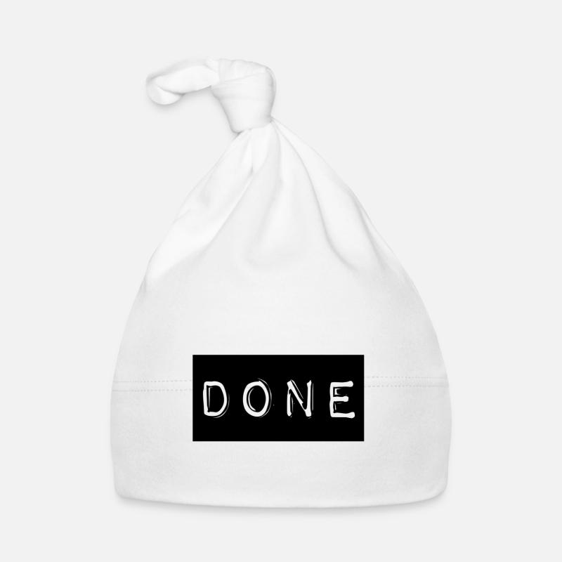 Done - Baby Bio-Mütze - Weiß
