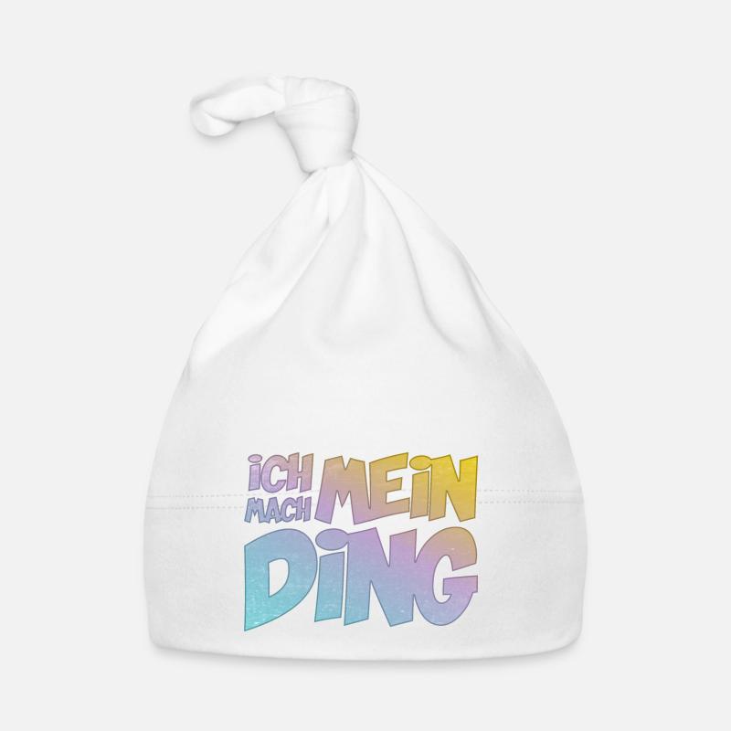 Ich mach mein Ding | Motivation Optimist Baby Bio-Mütze