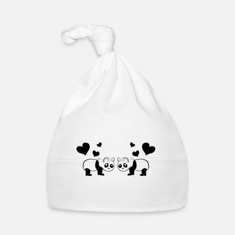 Tierliebe Pandas Panda tiere Baby Bio-Mütze