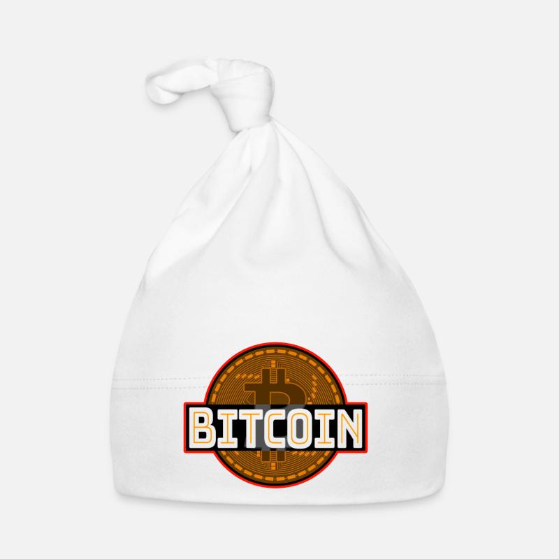 Bitcoin Krypto Bitcoinshirt Baby Bio-Mütze