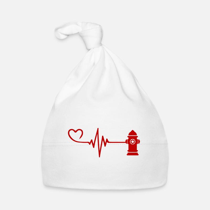 Hydrant Pulse Heart Love Organic Baby Cap