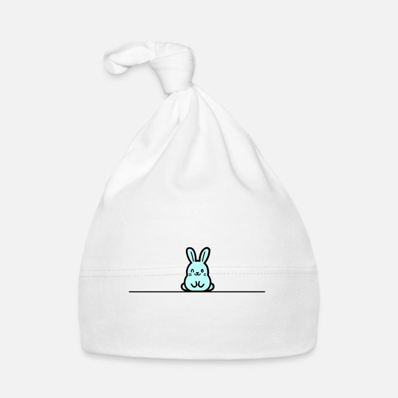 Symbole de Pâques lapin Bonnet bio Bébé