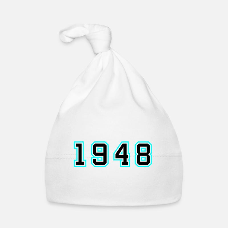 1948 Year Birthday Organic Baby Cap