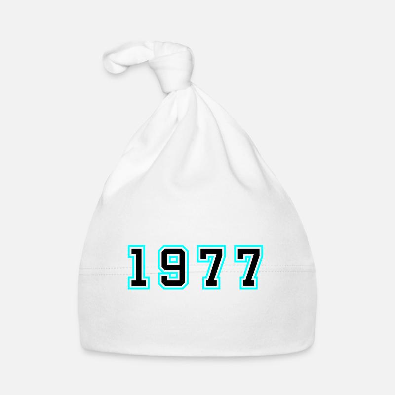 1977 Year Birthday Organic Baby Cap