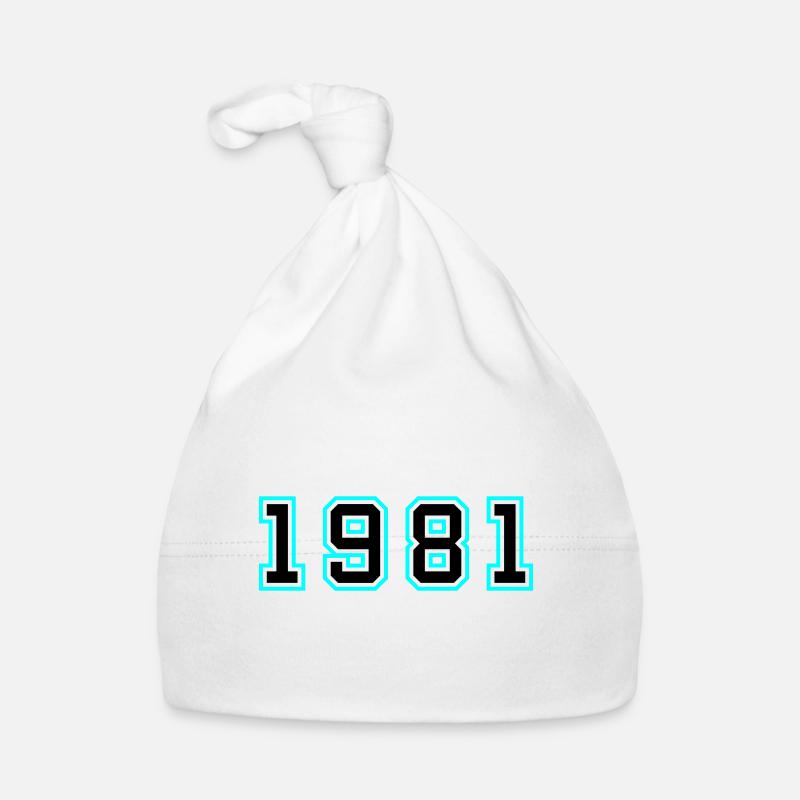 1981 Jahr Geburtstag Baby Bio-Mütze