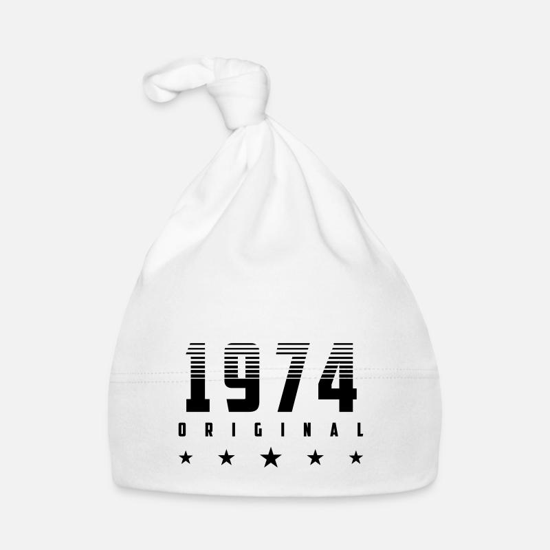 Farbe änderbar | Original 1974 Geburtsjahr Baby Bio-Mütze