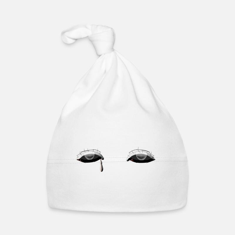 eyes dark eye tear crying Organic Baby Cap