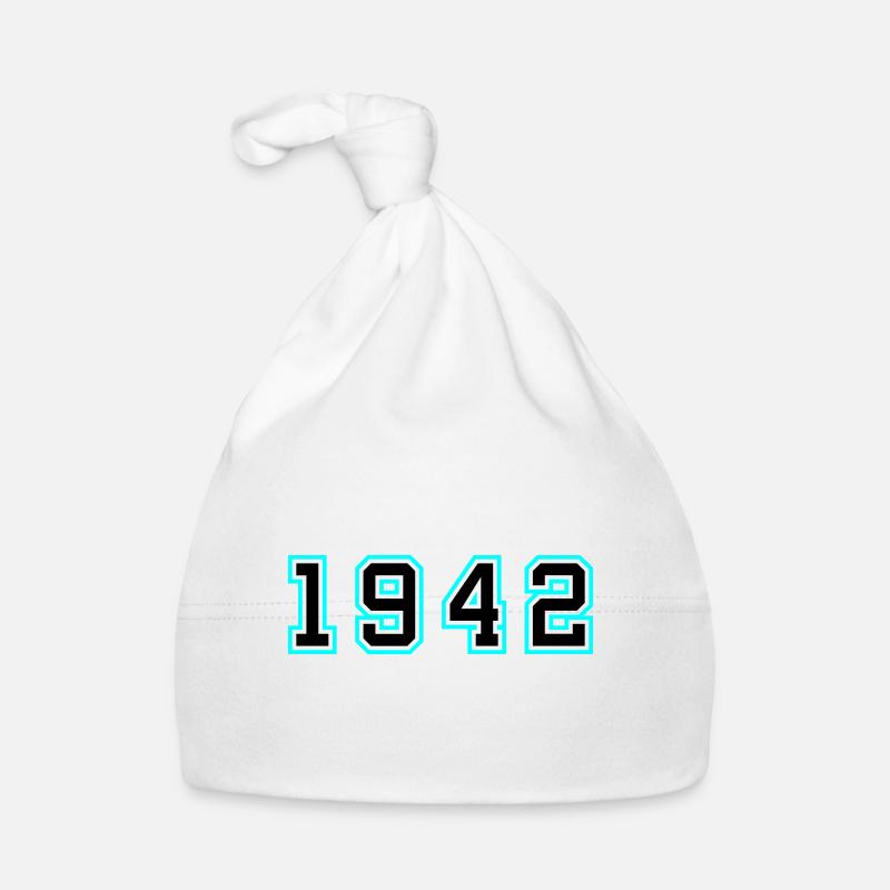 1942 Year Birthday Organic Baby Cap