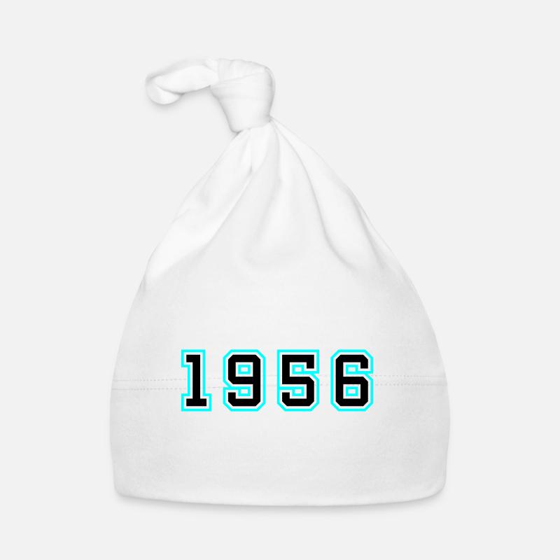 1956 Année Anniversaire Bonnet bio Bébé