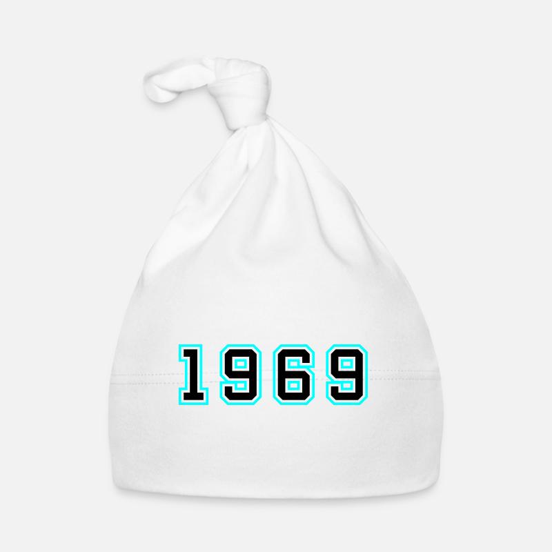 1969 Year Birthday Organic Baby Cap