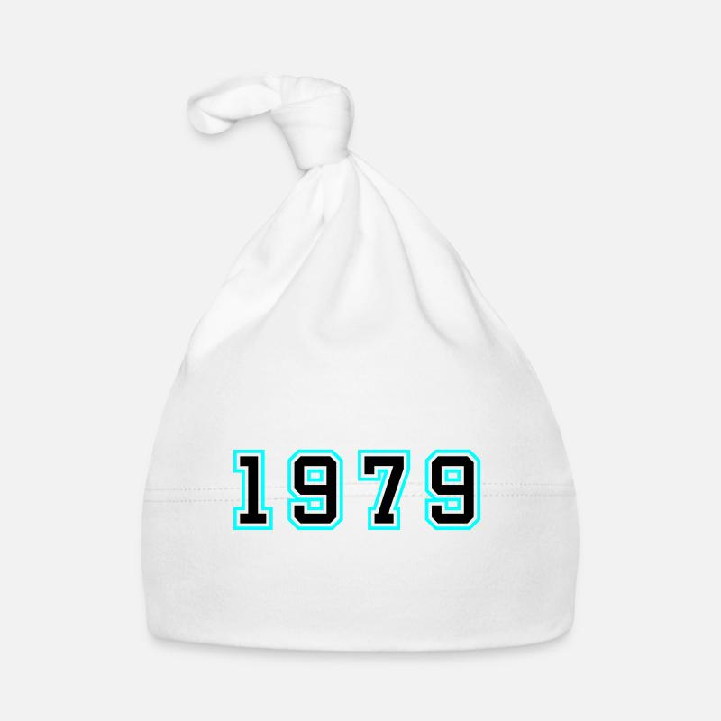 1979 Année Anniversaire Bonnet bio Bébé