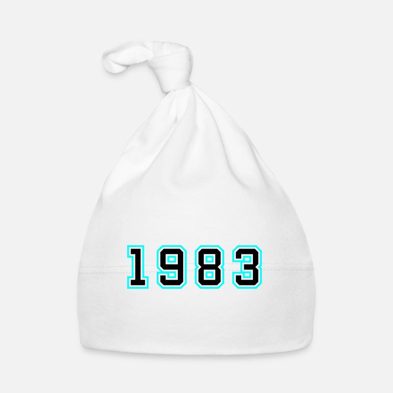 1983 Year Birthday Organic Baby Cap