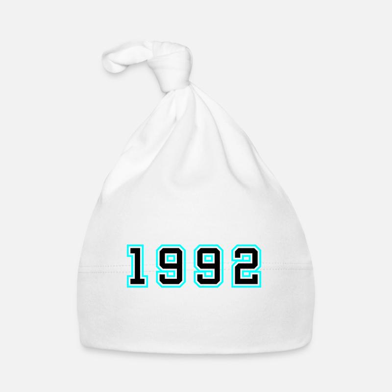 1992 Année Anniversaire Bonnet bio Bébé