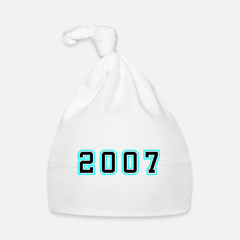 2007 Année Anniversaire Bonnet bio Bébé