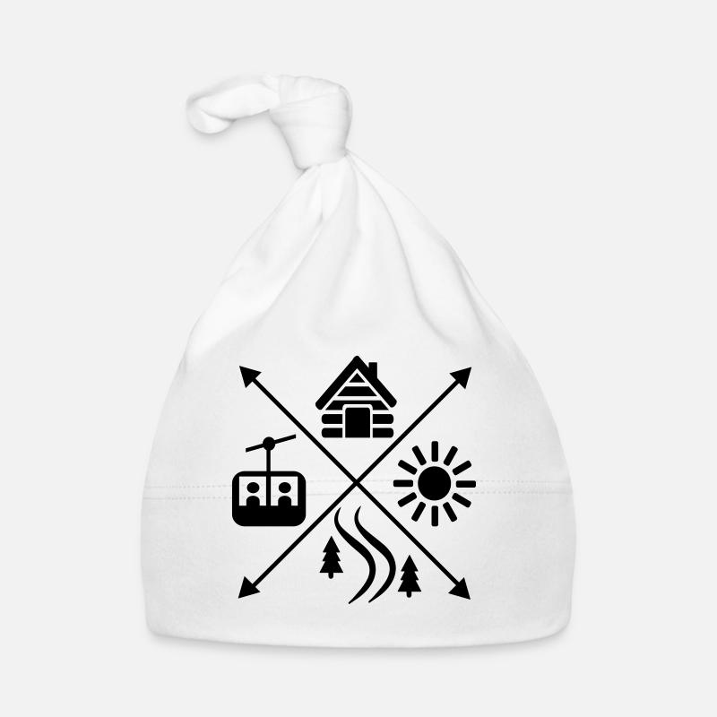 Wintersport Baby Bio-Mütze