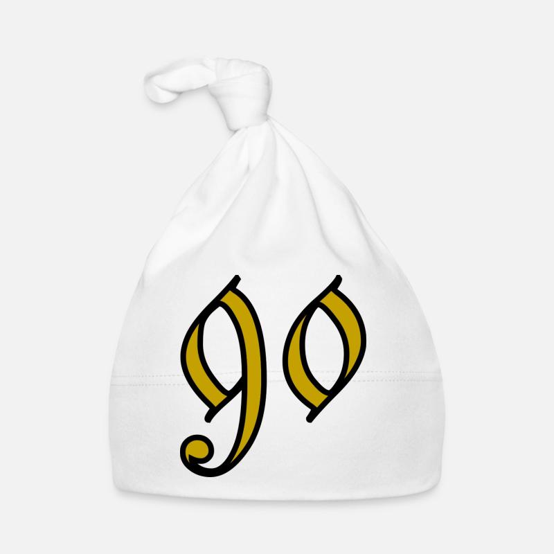 90. 90 ANS. 90e ANNIVERSAIRE. ANNIVERSAIRE 90 ANS. Bonnet bio Bébé